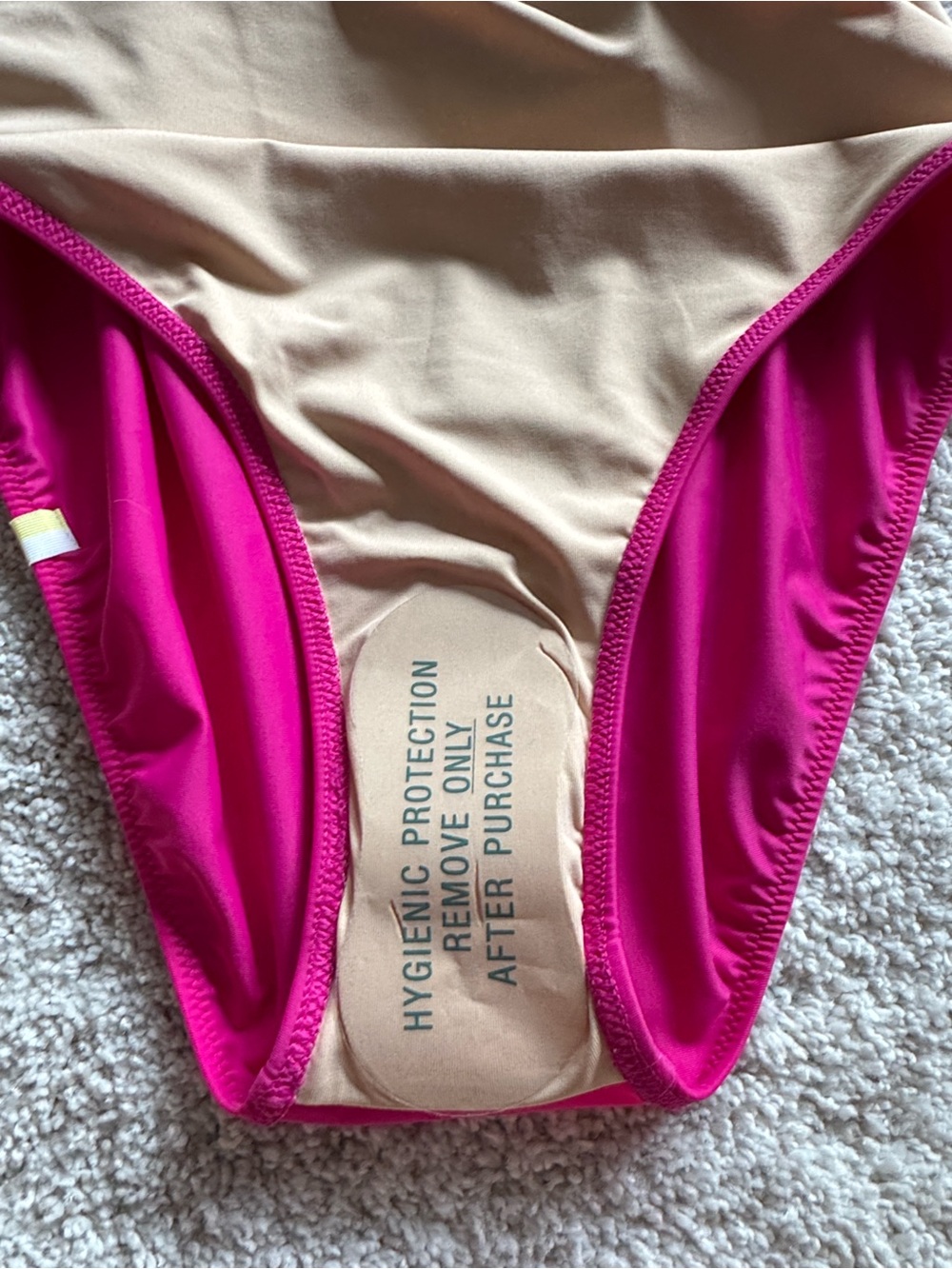 Summersalt NWT One-Shoulder Fuchsia Ruched Swimsuit - Picture 7 of 10